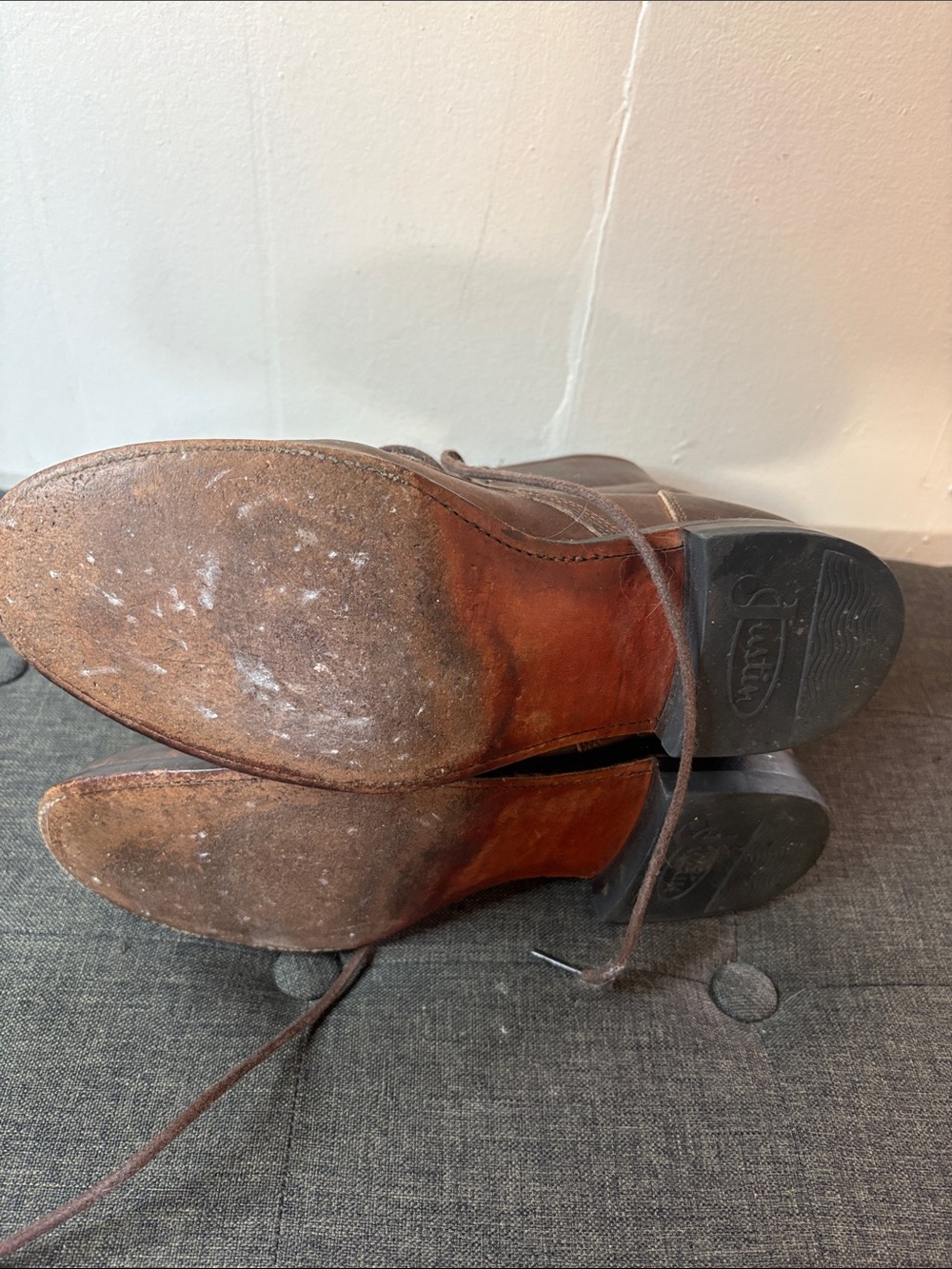 Vintage Justin Lace-Up Ankle Booties - Picture 9 of 10